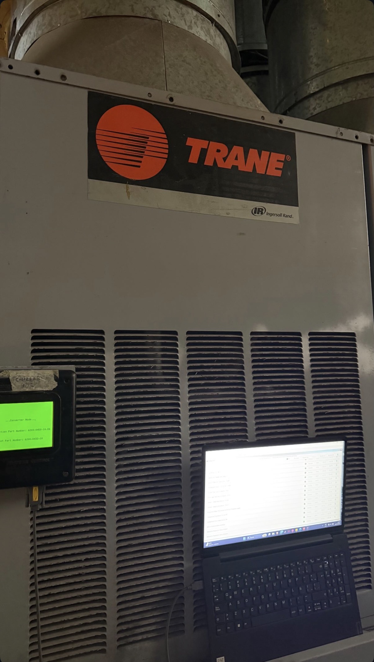 Diagnóstico técnico equipo Trane